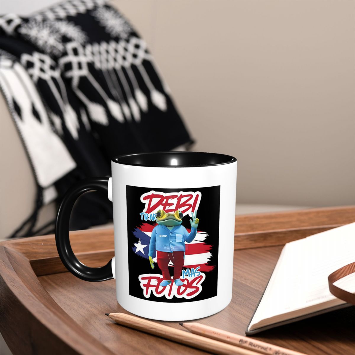 Coffee Tea Cup Foto - Mug amusant en céramique Bad Bunny