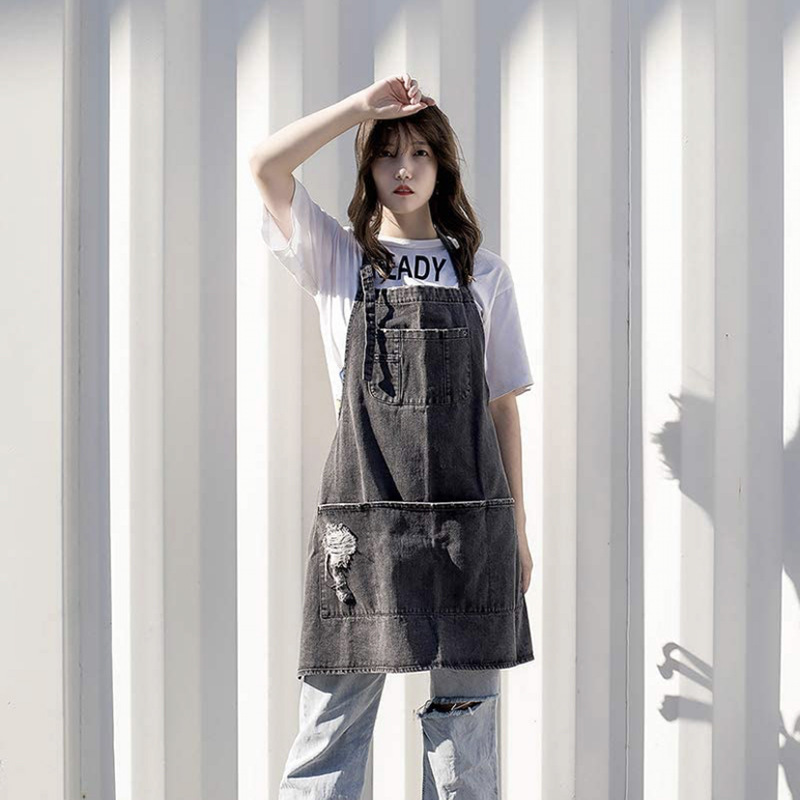 Coffee Tea For Garden - Tabliers japonais en denim de coton