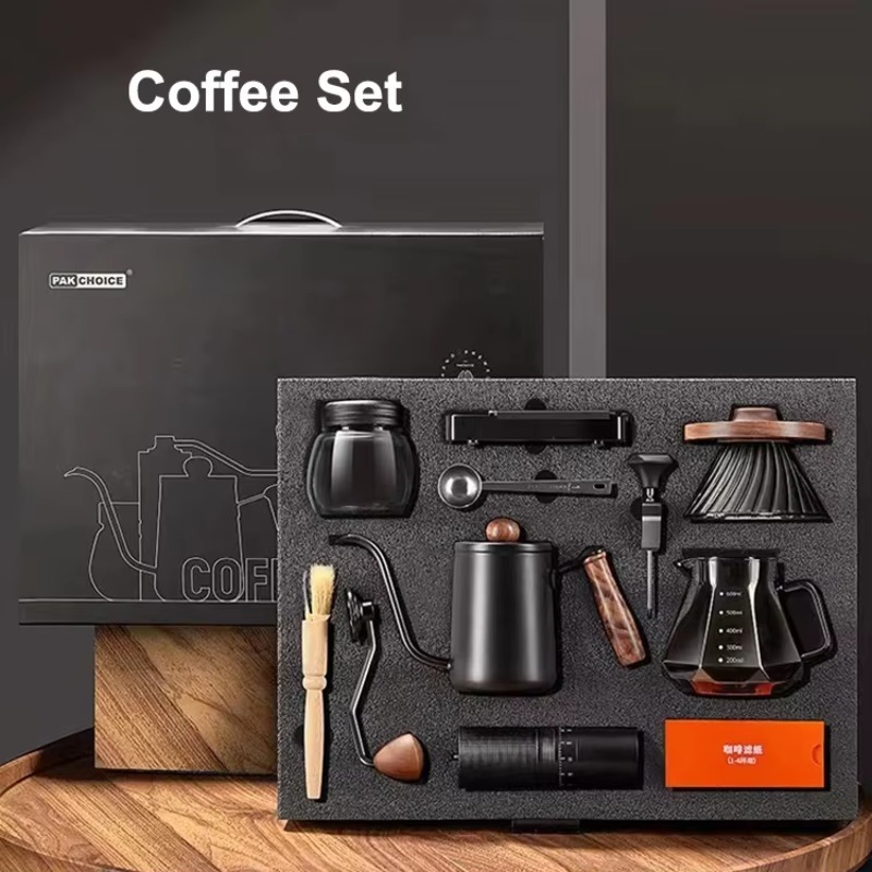 Coffee Tea Gift Set - Ensemble de voyage 10 pièces pour