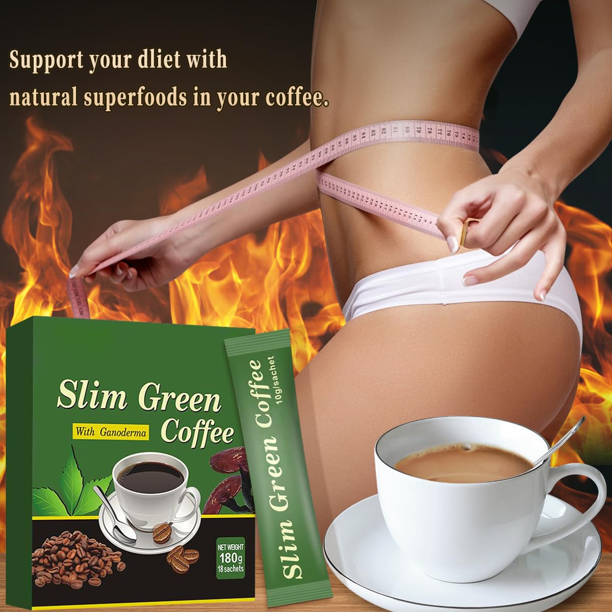 Coffee Tea Weight Loss - Café vert mince de qualité supérieure,