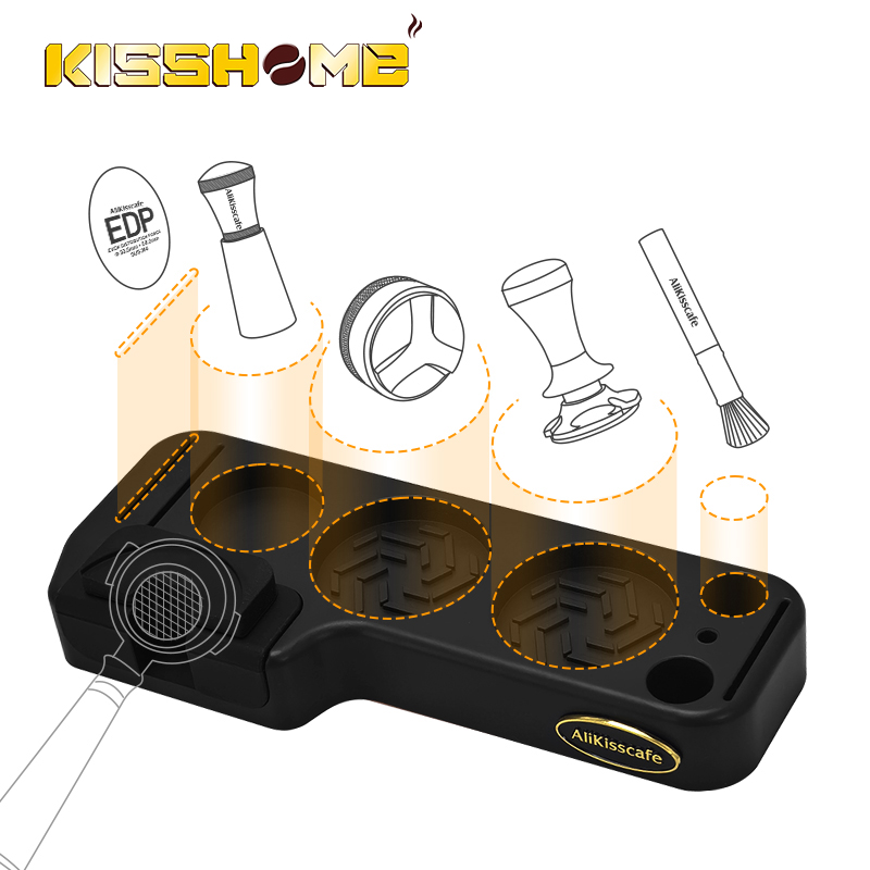 Coffee Tea Holder - Alikisscafe Tapis de tassage de café,
