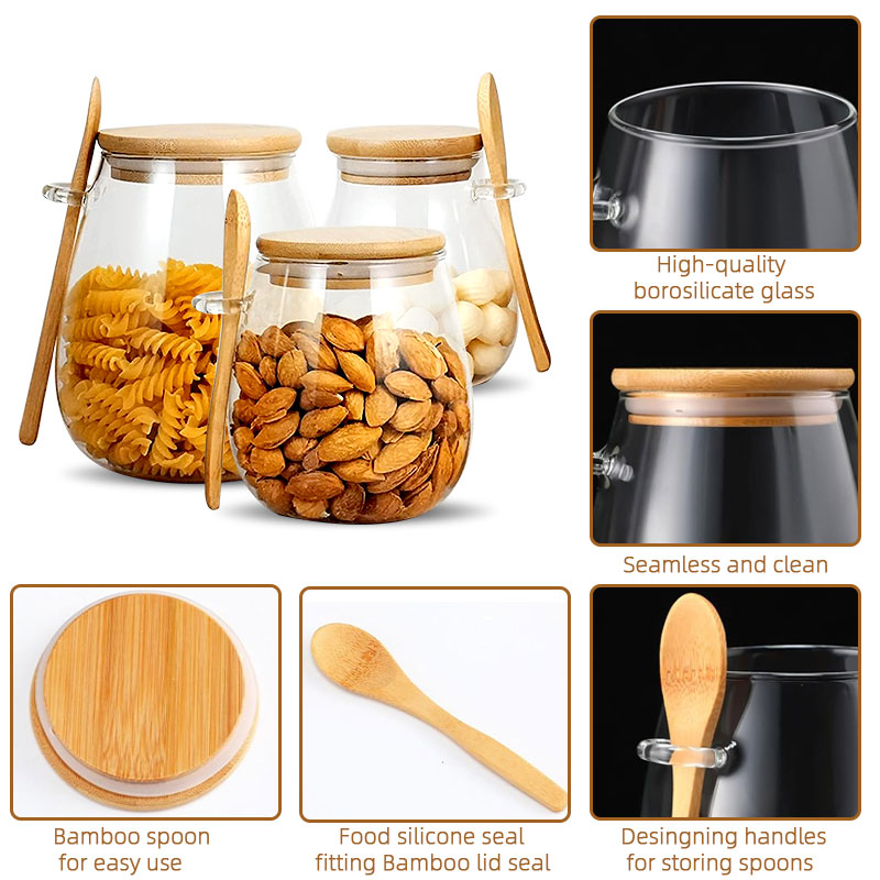 Pot en verre scellé de 34oz av - Coffee Tea Sugar Container Set avis et prix