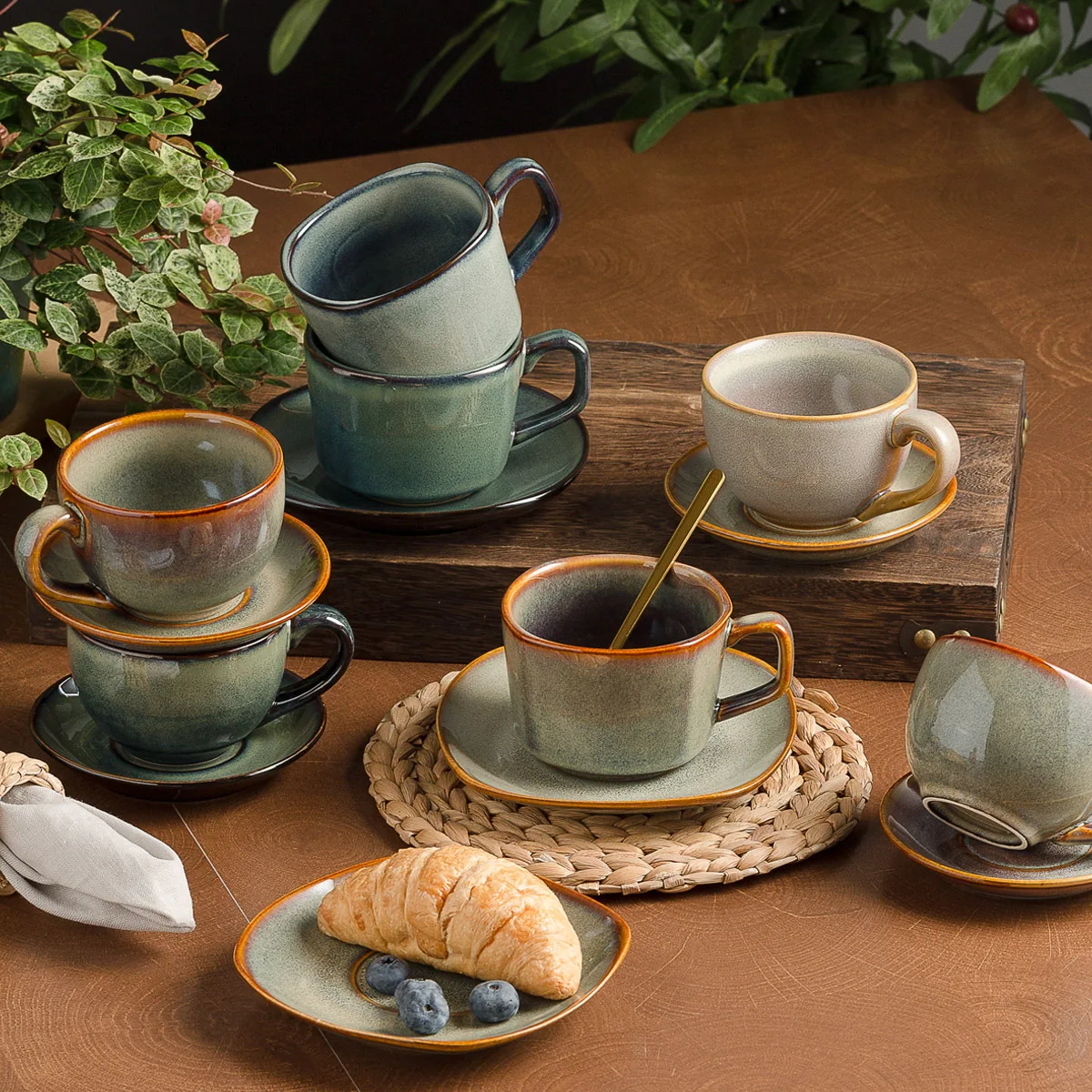 1 pièce, ensemble tasse et sou - Coffee Tea For Garden avis et prix