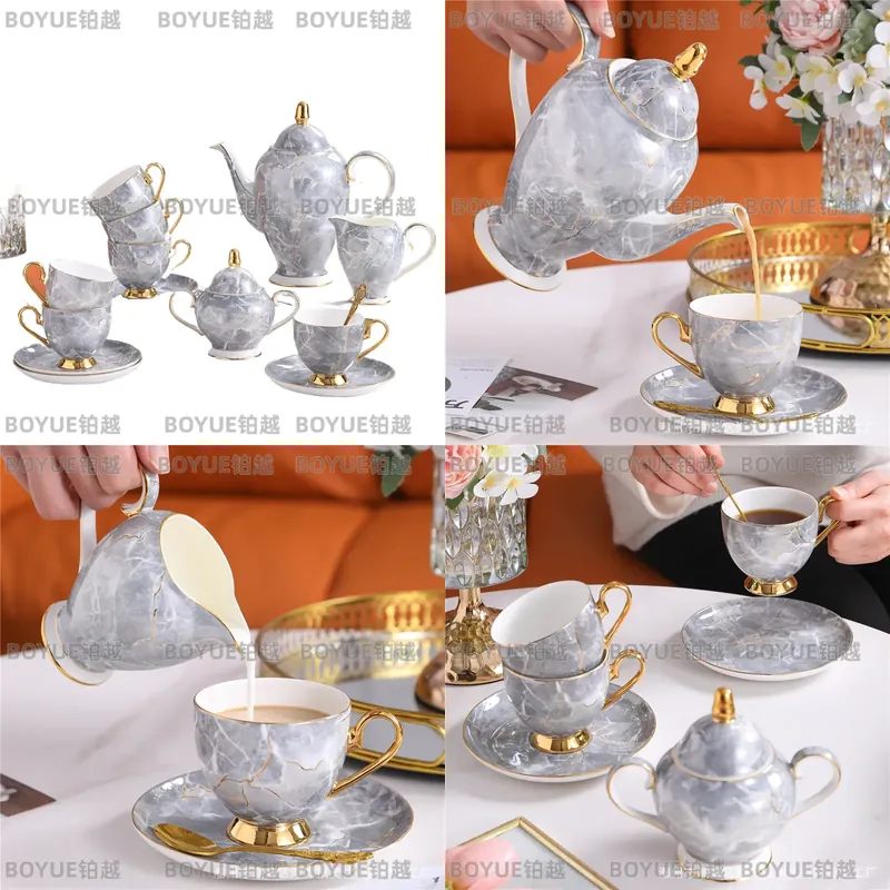 Service à café et soucoupe en  - Coffee Tea Gift Set avis et prix