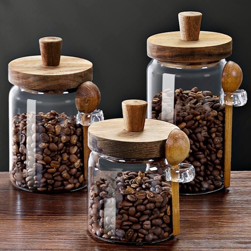 Ensemble de 3 pots en verre AB - Coffee Tea Sugar Container Set avis et prix