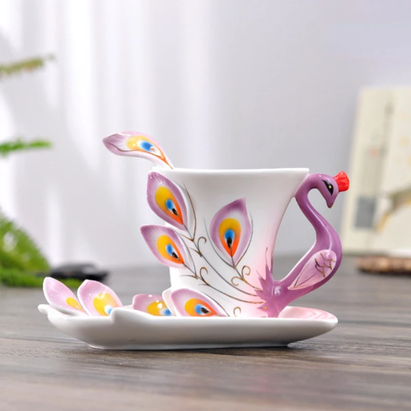 Tasse à café paon en céramique - Coffee Tea Difference avis et prix