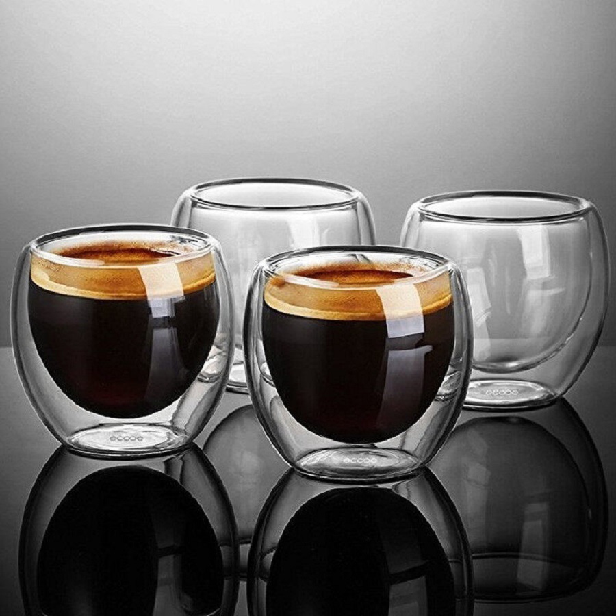 Tasses à café en verre à doubl - Coffee Tea Mix avis et prix