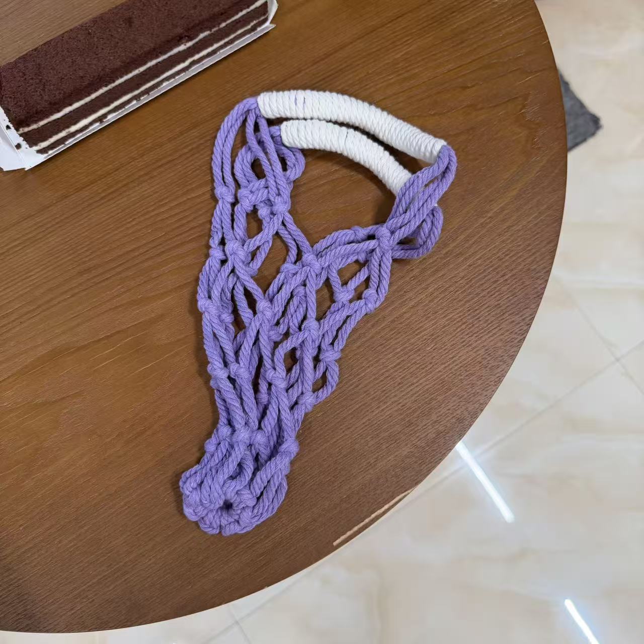 Sac porte-gobelet en macramé f - Coffee Tea Knits avis et prix