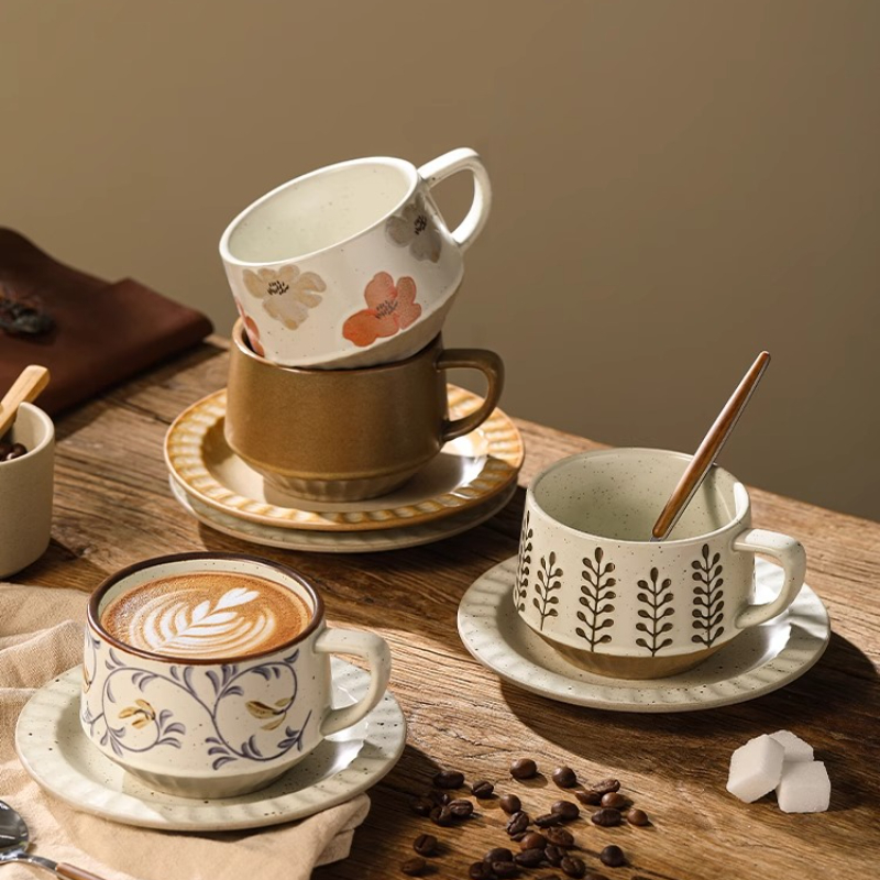 Tasse en céramique rétro poter - Coffee Tea Mix avis et prix