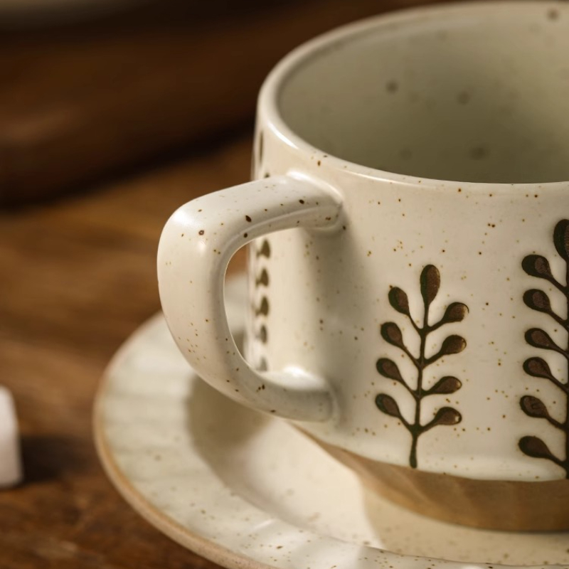 Tasse en céramique rétro poter - Coffee Tea Mix avis et prix