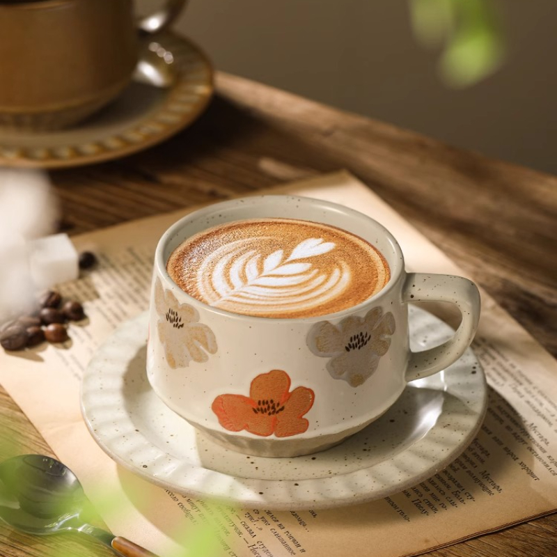 Tasse en céramique rétro poter - Coffee Tea Mix avis et prix