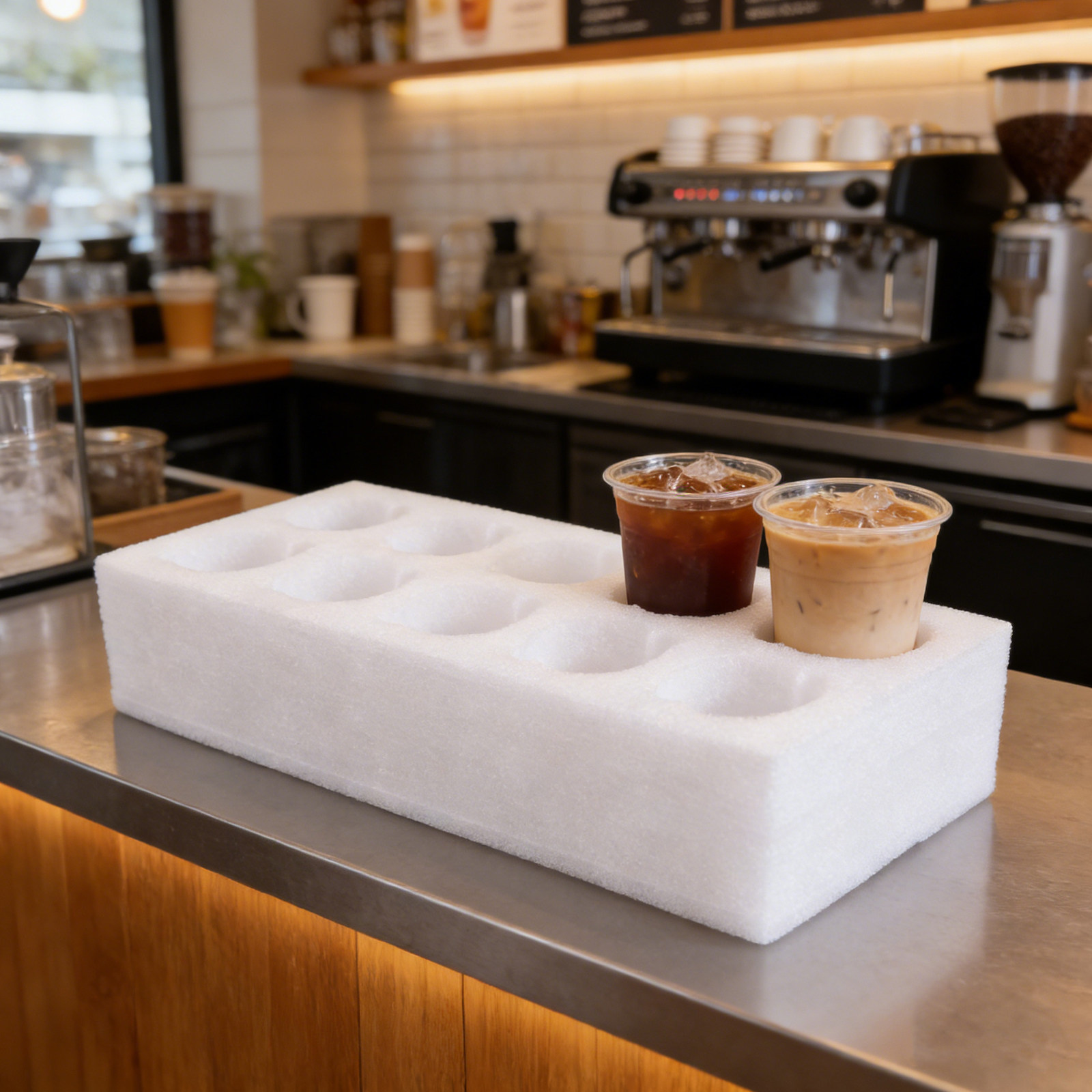 Plateau porte-gobelets en mous - Coffee Tea Holder avis et prix