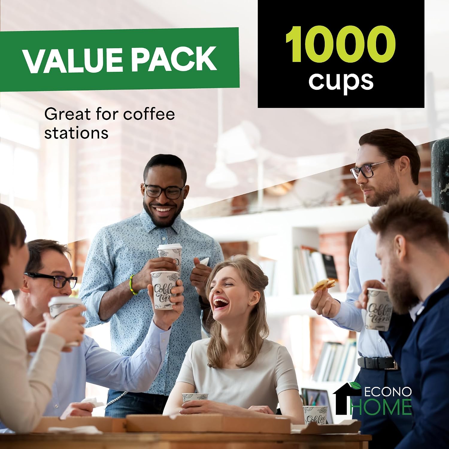 Lot de 1000 gobelets en papier - Coffee Tea Images avis et prix