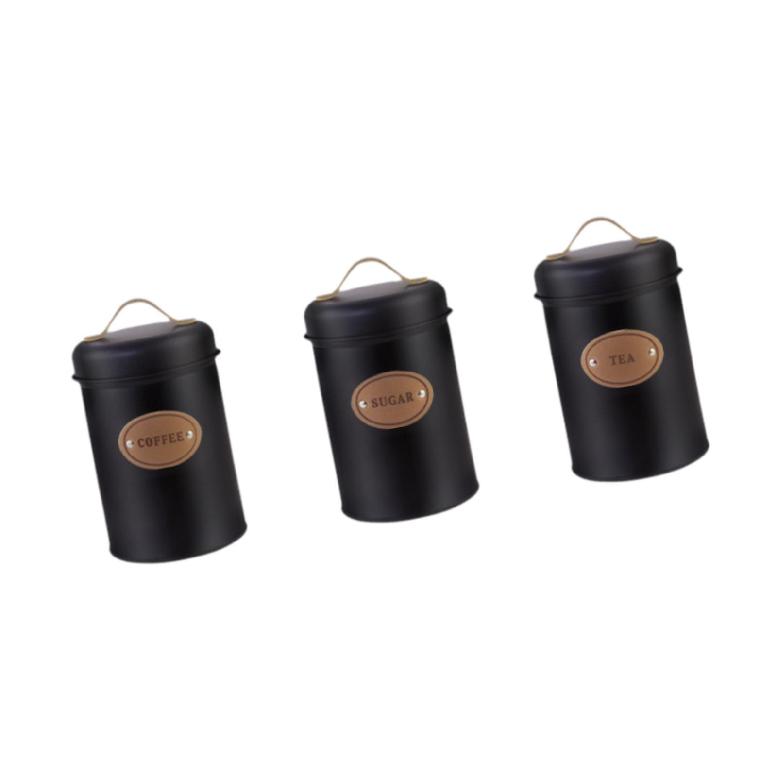 Ensemble de boîtes de cuisine  - Coffee Tea Sugar Container Set avis et prix