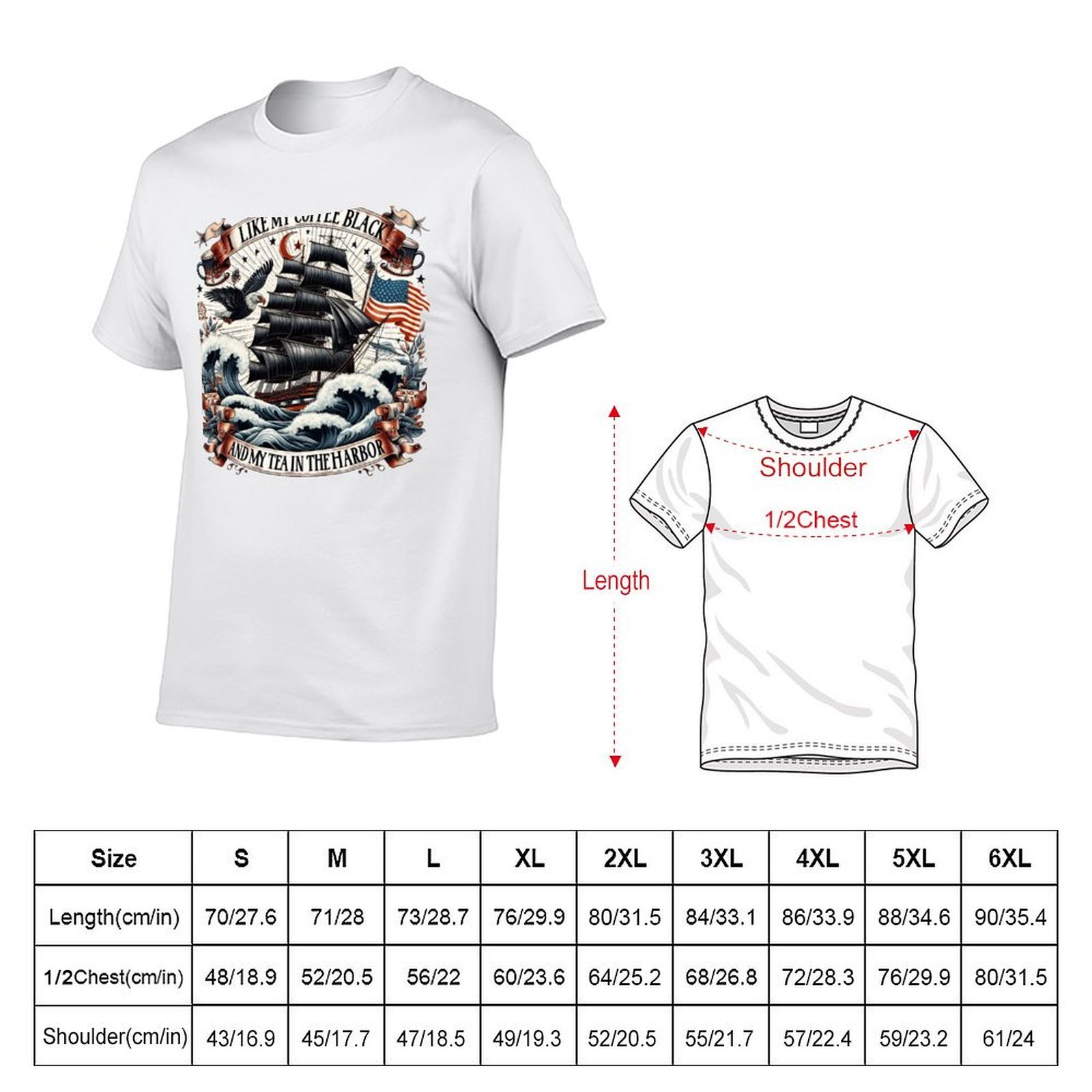 T-shirt avec des citations amu - Coffee Tea Quotes Short avis et prix