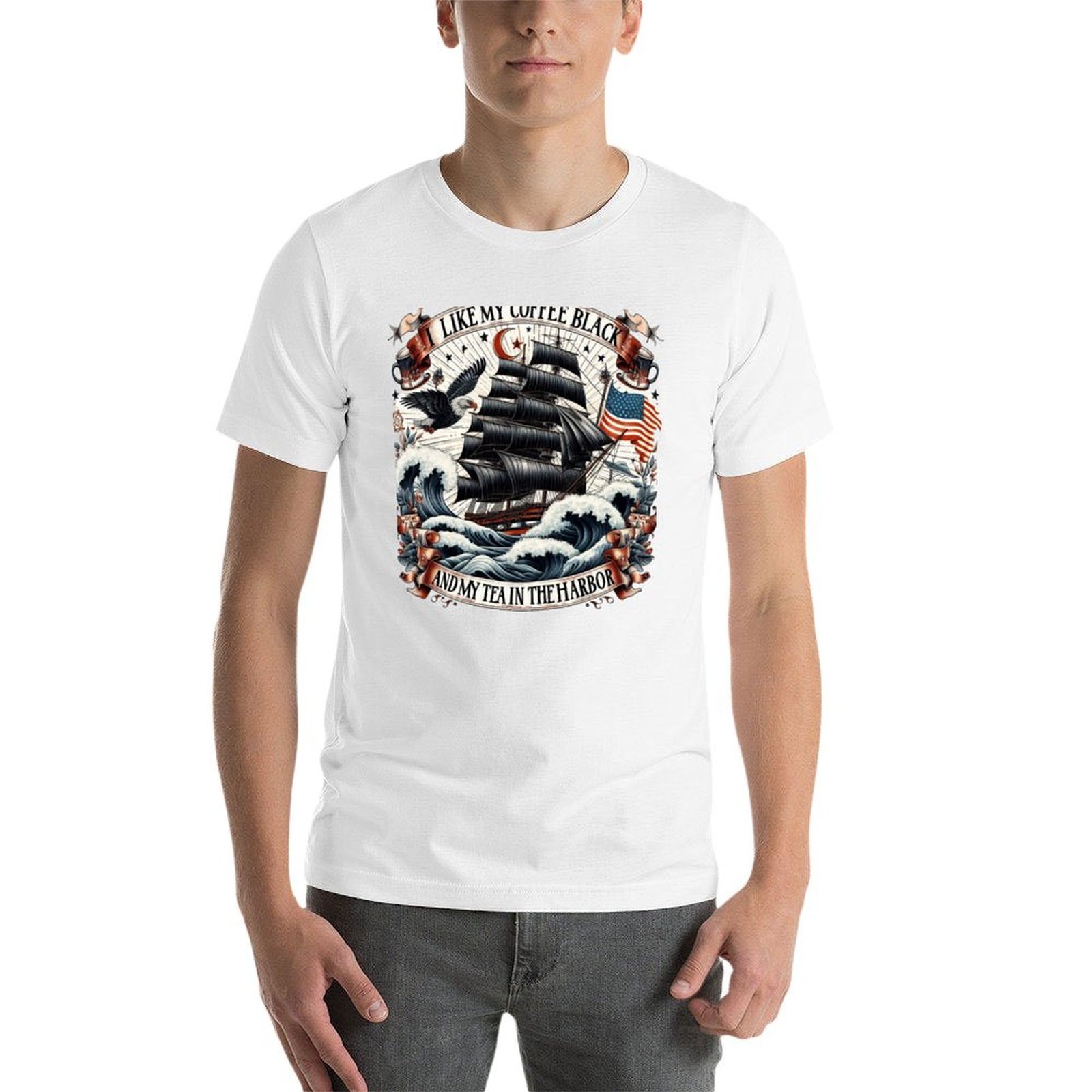T-shirt avec des citations amu - Coffee Tea Quotes Short avis et prix