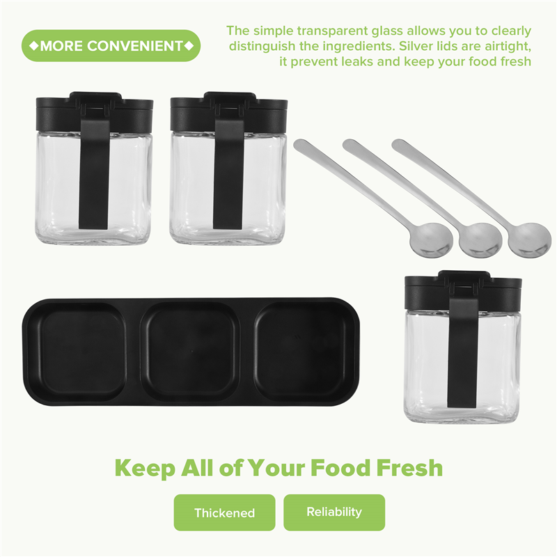 Pots de stockage en verre AC88 - Coffee Tea Sugar Container Set avis et prix