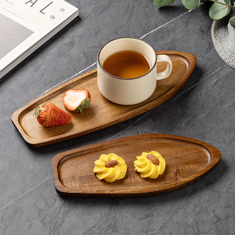 1 plateau à thé en bois d'acac - Coffee Tea Images avis et prix