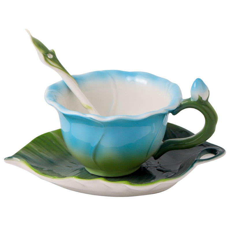 Tasse à café en céramique rose - Coffee Tea Gift Set avis et prix